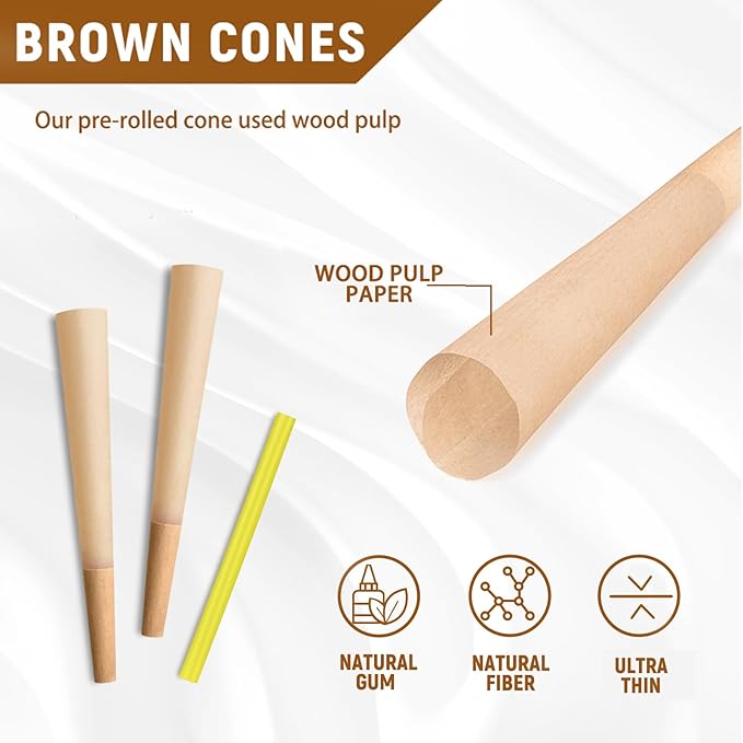 Bule Pre Rolled Paper with Tips and Packing Tubes Included