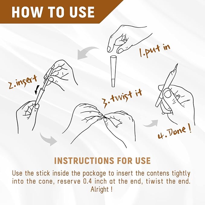 Bule Pre Rolled Paper with Tips and Packing Tubes Included